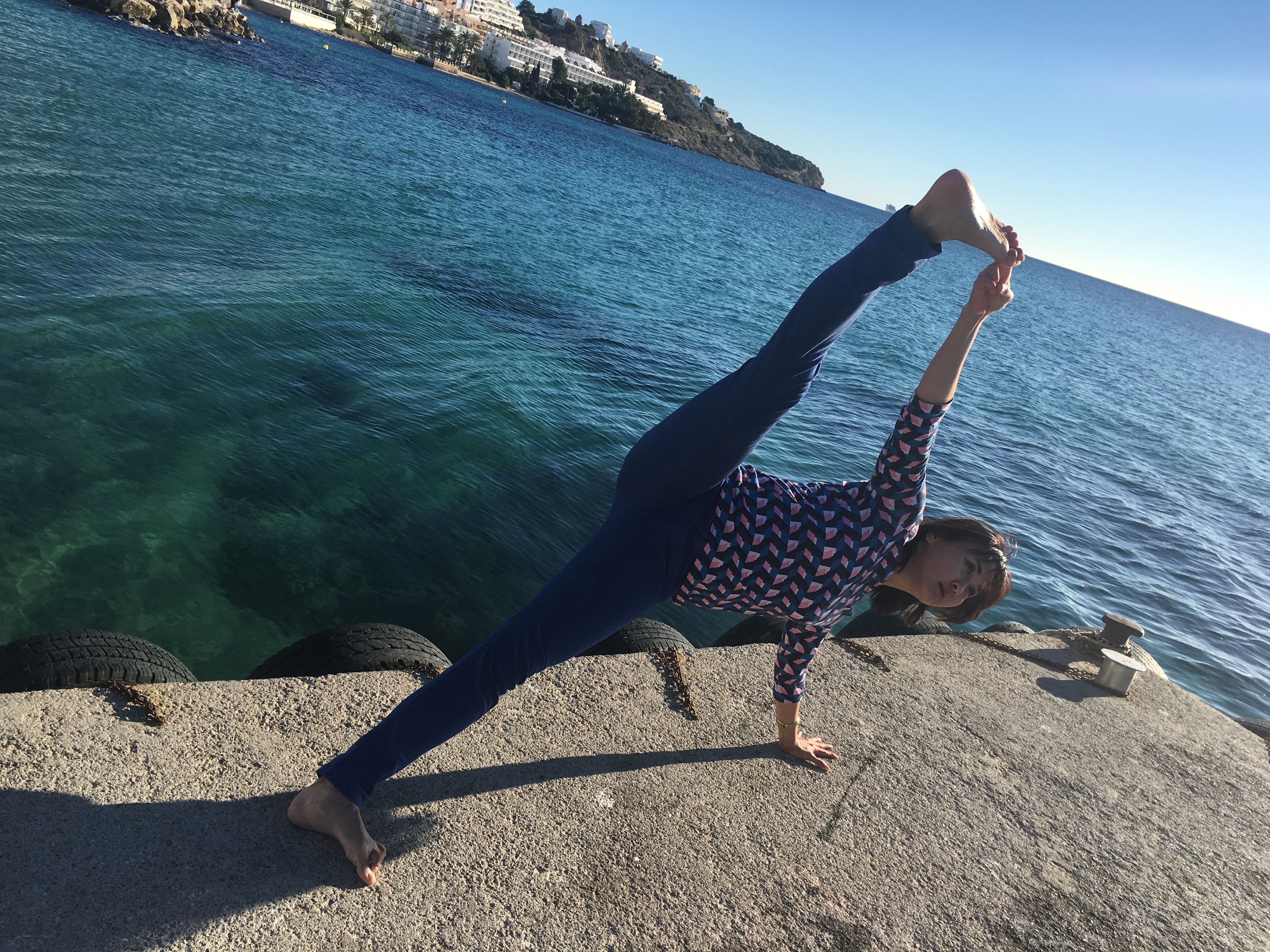 side plank, yoga pose, Ibiza, retreat