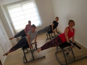 Pilates MVe Chair: side sit-up                           