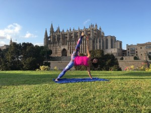 Yoga pose: side plank - vashistasana 