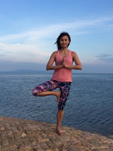 Yoga pose: one legged prayer - Eka Pada Pranamasana        